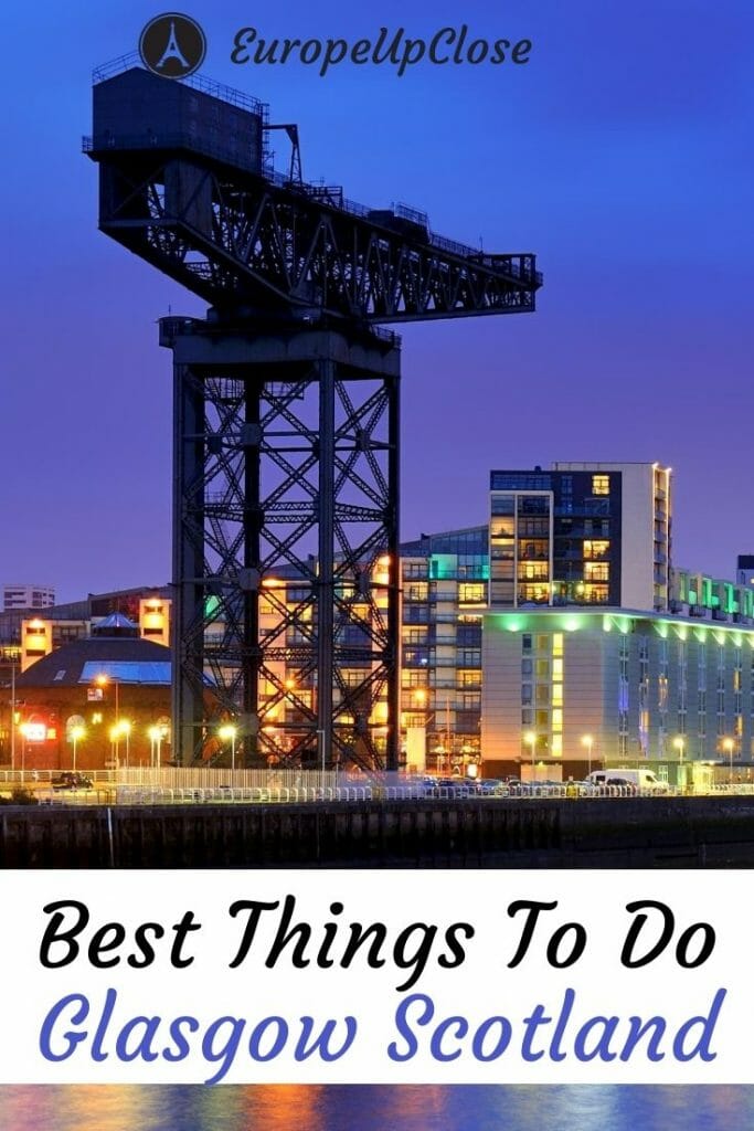 Glasgow itinerary and best things to do in Glasgow Scotland. This Glasgow guide will help you plan your perfect Glasgow trip. Here is a list of all the top attractions, sighs, restaurants, bars, parks and hidden gems in Glasgow that you should not miss. Whether you want to spend 1 day in Glasgow, a weekend or more, this list of Glasgow things to do will help you make the most of your time in this fun Scottish city. 