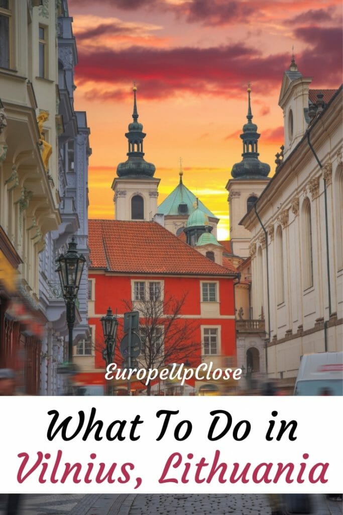 What to do in Vilnius, Lithuania? Plan your trip to Vilnius with this helpful 2-day itinerary to explore the city and surrounding areas. Add this city to your Baltics itinerary - Baltic States - Baltic Road trip - Vilnius itinerary - Things to do in Vilnius - Lithuania itinerary - Baltics itinerary - Vilnius things to do - Vilnius sightseeing