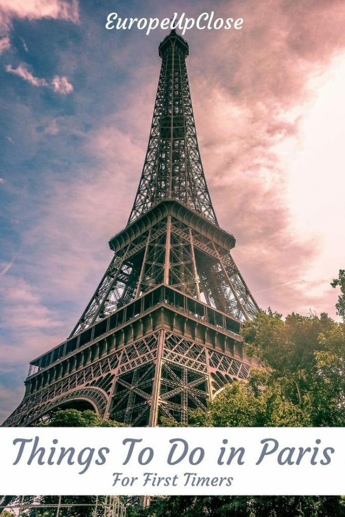 This post covers the top ten things to do in Paris for first-time visitors. If you've never been to Paris before, you'll want to visit these tourist attractions! They give you a taste of all the best of Paris.  Paris Things to do - Paris First Time - Paris Itinerary - Paris France Attractions - Paris Things to See - What to do in Paris France - Paris Travel Tips - Paris Trip - Paris Visit