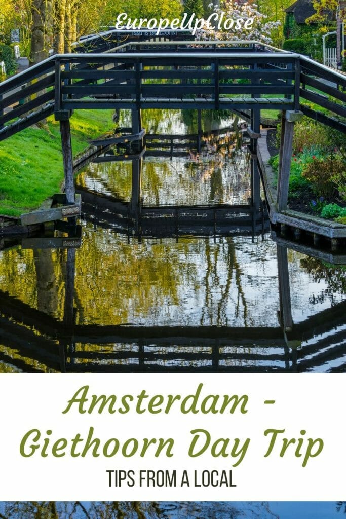 Amsterdam to Giethoorn is the perfect day trip if you are looking to experience a quaint, picturesque Dutch village. Click to read top tips from a local! Amsterdam Day Trips - Giethoorn Day trips - Dutch villages - most picturesque dutch village - giethoorn tours - Things to do in amsterdam - Day trips from Amsterdam - Dutch countryside - visit amsterdam - what to do in amsterdam - amsterdam to giethoorn day trips - giethoorn tours from Amsterdam