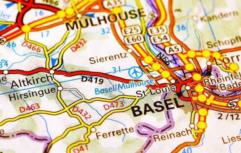 basel tourist map