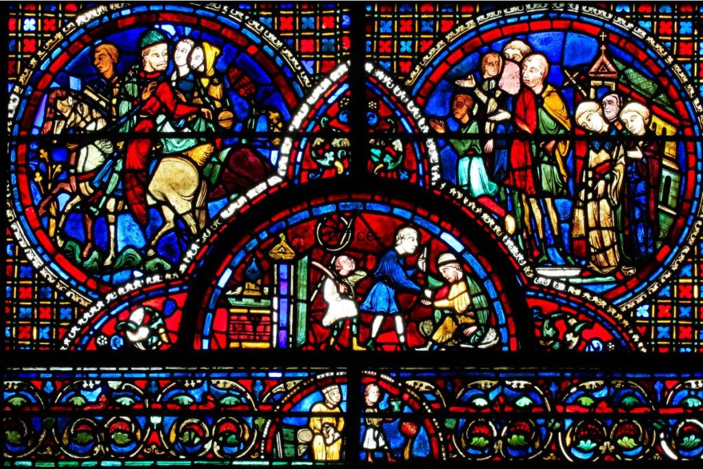 Cathedrale Notre Dame de Chartres Stained Glass Window