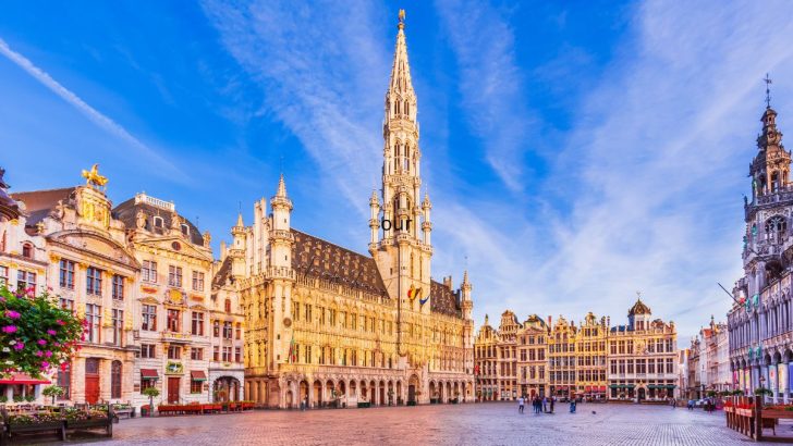 UNESCO Heritage Site Grand Place Brussels Belgium