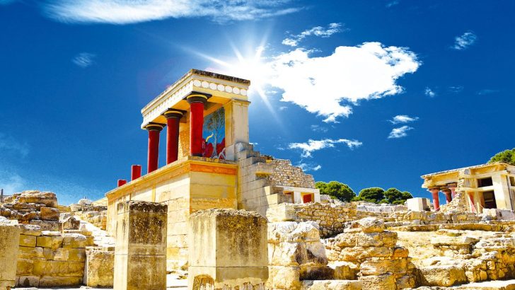Ancient Knossos Palace Crete