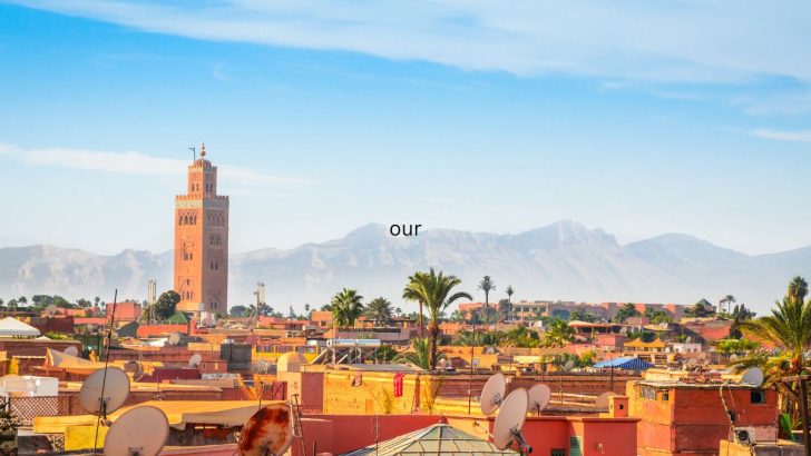 View over the old city of Marrakech, Morocco Tourism Info
